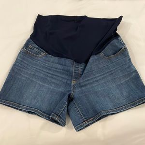 Liz Lange Jean Maternity Shorts XXL (18)